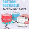 ODISTAR Desktop Vacuum Cleaner,Mini Table dust Sweeper Energy Saving,High Endurance up to 400 mins,Cordless&360 Rotatable for Cleaning Hairs,Crumbs,Computer Keyboard of Kids Gift(Red Charging) view 4