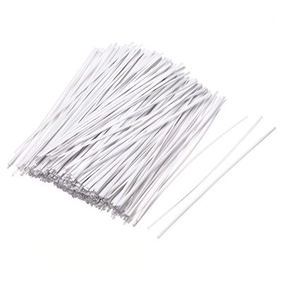 uxcell 5 Inches Plastic Twist Ties Reusable Cable Cord Wire Ties White 500pcs