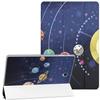 Mertak Case Compatible with Samsung Galaxy Tab S10 Ultra S9+ FE S8 Plus S7 S6 lite S5e S4 S3 A9 A8 A7 A 10.1 8.0 Solar System Protective Cover Design Cute Planets Galaxy Outer Space Astronomy for Kids view 2