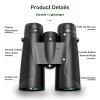 AiScrofa12x42 HD Binoculars for Adults High Powered with Phone Adapter, Tripod and Tripod Adapter - Super Bright Waterproof Binoculars for Bird Watching Cruise Ship view 4