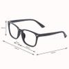 Noel Oscar Blue Light Blocking Glasses for Computer Use, Anti Eyestrain UV Filter Lens, Lightweight Eyeglasses (Men/Women) (Matte Black) view 3
