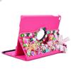 STENES Bling Case Compatible with Samsung Galaxy Tab A 10.1 2019 - Stylish - 3D Handmade Crystal Bows Pompon Pendant Elephant 360 Degree Rotating Case with Smart Cover Auto Sleep/Wake Feature - Rose view 4
