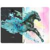 Mertak Case Compatible with Samsung Galaxy Tab S10 Ultra S9+ FE S8 Plus S7 S6 lite S5e S4 S3 A9 A8 A7 A 10.1 8.0 9.7 Watercolor Horse Protective Cover Equestrian Animal Painting Cute Riding Stallion view 1