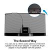 ZIOCOM 30 Pin Bluetooth Adapter Receiver for Bose iPod iPhone SoundDock and Other 30 pin Dock Speakers with 3.5mm Aux Cable(Not for Car and Motorcycles), Black view 3
