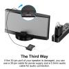 ZIOCOM 30 Pin Bluetooth Adapter Receiver for Bose iPod iPhone SoundDock and Other 30 pin Dock Speakers with 3.5mm Aux Cable(Not for Car and Motorcycles), Black view 4