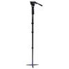 Benro A48FD Aluminum Video Monopod with S6 PRO Video Head, Flip-Lock 4-Section Legs, 3-Leg Locking Base and 13.2 lb Payload for Mirrorless and HDSLR Video Shooting (A48FDS6PRO) view 2