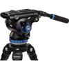 Benro Heavy-Duty Aluminum Video Tripod with S8PRO Fluid Head, Smooth Pan/Tilt Drag, 75mm Flat Base & Stable Three-Stage Legs for Cinema, DSLR and Mirrorless Camera Rigs (A373FBS8PRO) view 3