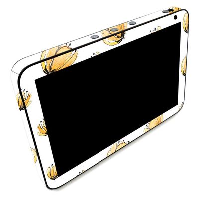 MightySkins Skin for Amazon Echo Show 8 (Gen 1) - Yellow Poppy | Protective Viny wrap | Easy to Apply and Change Style | Made in The USA