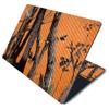 MightySkins Carbon Fiber Skin for Microsoft Surface Laptop 3 15" - Orange Camo | Protective, Durable Textured Carbon Fiber Finish | Easy to Apply, Remove, and Change Styles | Made in The USA view 1