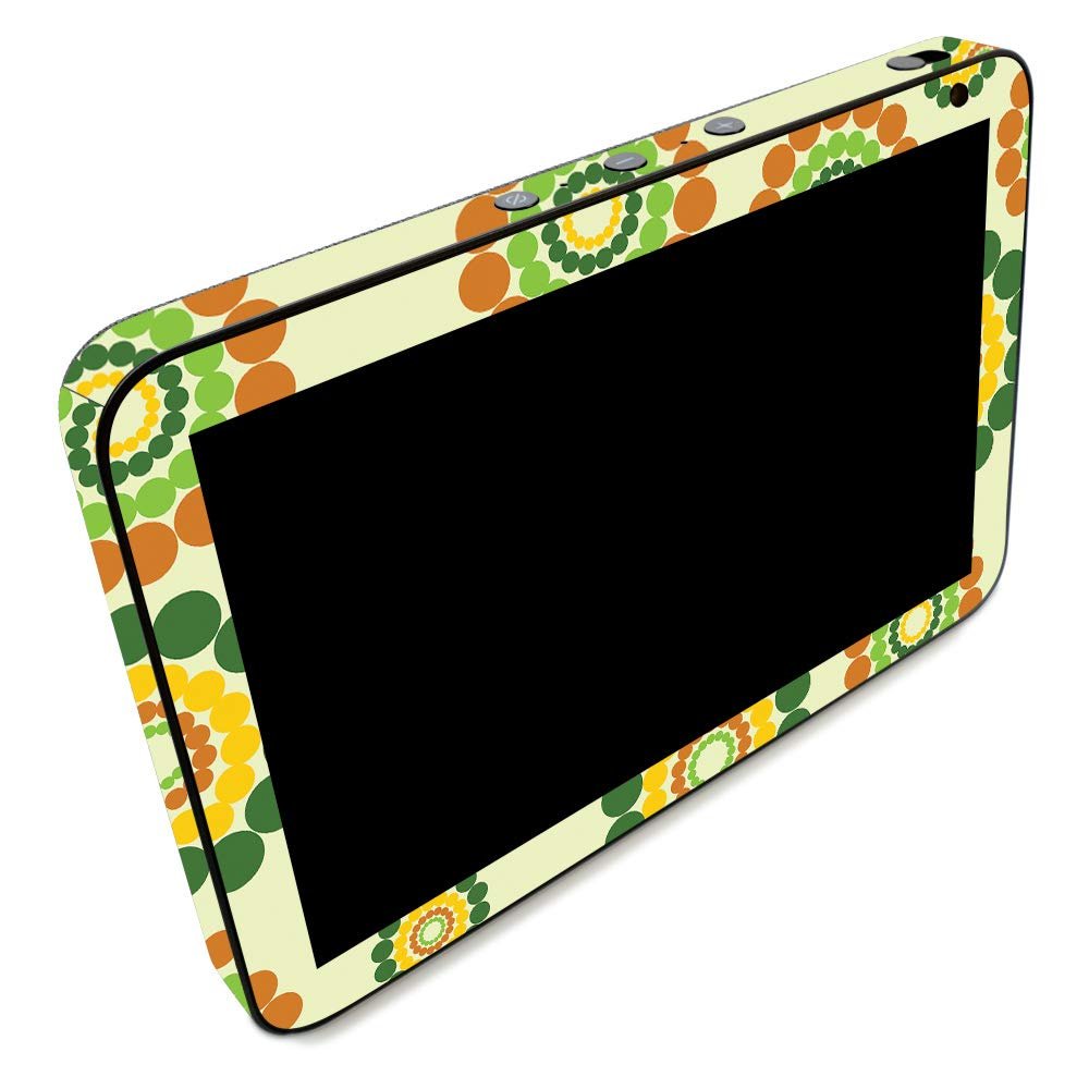 MightySkins Skin for Amazon Echo Show 8 (Gen 1) - Hippie Flowers | Protective Viny wrap | Easy to Apply and Change Style | Made in The USA