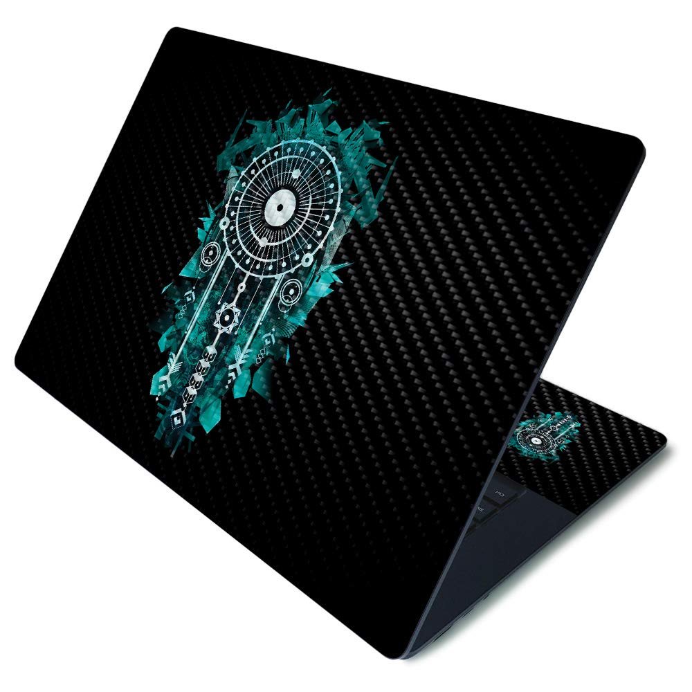 MightySkins Carbon Fiber Skin for Microsoft Surface Laptop 3 15" - Geo Dream Catcher | Protective, Durable Textured Carbon Fiber Finish | Easy to Apply, Remove, and Change Styles | Made in The USA