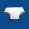 Kable Kontrol Wall Cord Cover Cable Raceways  3-Way T Fitting  1.25 Width  0.43 Height  1 Pc/Pack | Paintable White PVC | TV Wire Concealer | Plastic Wire Conduit view 1