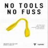 ToughAsNails Standard Fit Yellow Replacement Nose Pads Pieces for Oakley Split Shot OO9416 Sunglasses view 3