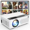 TMY 1080P Full HD Portable Mini Projector, Upgraded Bluetooth Movie Projector with Screen, Compatible with TV Stick Smartphone/HDMI/USB, Indoor & Outdoor Use view 1