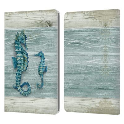 Head Case Designs Officially Licensed Paul Brent Seahorse Sea Creatures Leather Wallet Case Compatible with Kindle Paperwhite 1/2 / 3