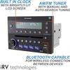 iRV Technology iRV32V2 AM/FM/CD/DVD/MP3/MP4/HDMI in&out w/ ARC/Digital 2.1/Surround Sound/Bluetooth/CEC/NFC,3 Zones Wall Mount RV Radio Stereo w/ APP Control, USB using 5V charging both Android&Apple view 3