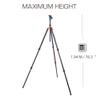 3 Legged Thing Pro Range 2.0 Winston 2.0 Kit Carbon Fibre Tripod System - Adjustable Camera Tripod with 3 Counterfold Detachable Legs for Monopod Conversion (IE-RG44-9V3D) (Bronze) view 3