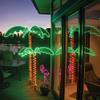 Faulkner Furniture 20522 7 Led Palm Tree 120v Yard Light view 2