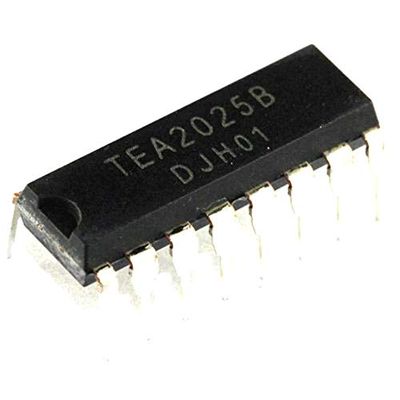 10pcs/lot TEA2025B TEA2025 DIP-16 Stereo Audio Amplifier