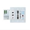 Key Digital 4x1 4K 18G 100m HDBaseT PoH Wall Plate Switcher with 2X HDMI, DP, USB-C, USB, LAN, Audio De-Embed, IR, RS-232, IP Control, CEC Manager (Tx Only) - KD-X4X1WUTX view 1
