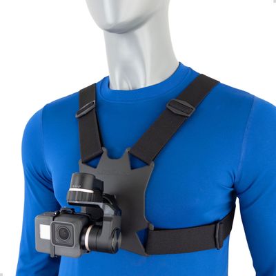 STUNTMAN High Stability Chest Mount for Wearable Gimbals - Fits EVO SS, Hohem XG-1, Feiyu WG2X, WG2, WG, Yi, Zhiyun Rider-M and Others