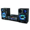 IQ Sound IQ-9000BT Premium 160W Hi-Fi Audio System with Bluetooth, DVD/CD/MP3/WMA Compatible, USB, FM Radio, LED Display, Speaker Lights, Remote Control, 2 Microphone Inputs, AV Output, AUX Input view 2