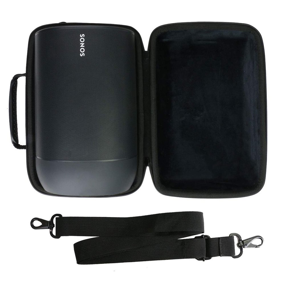 co2CREA Hard Travel Case for Sonos Move Speaker and Charging Dock