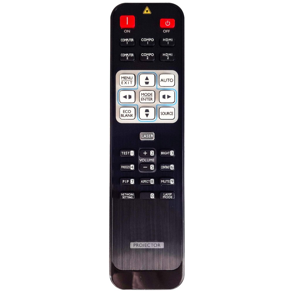 INTECHING 5J.JA606.001 Projector Remote Control for BenQ LH890UST, LW890USTD, LX890USTD, MH760, MW724, MW769, MX723, MX768, SH940, SH960, SH963, SU917, SU922, SU931, SU964, SW916, SW921, SX914, SX920