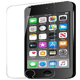 Nakedcellphone Tempered Glass for iPod Touch 7, 9H Hard Clear Screen Protector Display Guard [Scratch and Crack Saver] for Apple iPod Touch 5th 6th 7th Gen