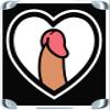 Debbie's Designs Love Heart Penis Funny Humor Vinyl Decal Sticker Skin for iPod Classic (6th Gen) 80 & 160GB view 1