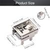 Fielect Mini PCB USB Connector 5P Female Jack 5 Pin 4 Foot Insert Pin Patch 20Pcs view 2