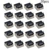 Fielect PCB USB Connector Type A Female Jack 4 Pin Single Layer Fully Inclusive 20Pcs view 4