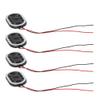 Fielect 4Pcs DIY Magnetic Speaker 1W 8 Ohm 24 x 15 x 4mmL x W x H Oval Shape Replacement Loudspeaker view 3