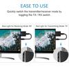 ISOBEL USB Bluetooth Audio Transmitter Receiver, 3 in 1 HiFi Wireless Audio Adapter, Bluetooth 5.0 EDR Adapter with 3.5mm AUX for Car TV Headphones PC Home Stereo, USB Power Supply, Plug and Play view 3