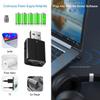 ISOBEL USB Bluetooth Audio Transmitter Receiver, 3 in 1 HiFi Wireless Audio Adapter, Bluetooth 5.0 EDR Adapter with 3.5mm AUX for Car TV Headphones PC Home Stereo, USB Power Supply, Plug and Play view 4