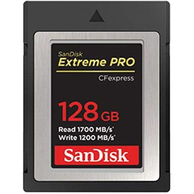 SanDisk 128GB Extreme PRO CFexpress Card Type B, 1700MB/s Read, 1200MB/s Write