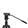 Benro S4 PRO Flat Base Fluid Video Head, 8.8 lb. Max, 2 Step Counterbalance (1&2), 1/4"-20 Accessory Mounts, 3/8"-16 Head Mount, w/Pan Arm- Black (S4PRO) view 4
