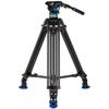Benro A573T 3-Section Dual-Tube Aluminum Video Tripod with S6PRO Video Head view 1