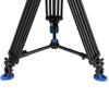 Benro A573T 3-Section Dual-Tube Aluminum Video Tripod with S6PRO Video Head view 4