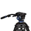 Benro S6 PRO Flat Base Fluid Video Head, 13.2 lb. Max, 6 Step Counterbalance (0-5), 1/4"-20 Accessory Mounts, 3/8"-16 Head Mount, w/Pan Arm- Black (S6PRO) view 3