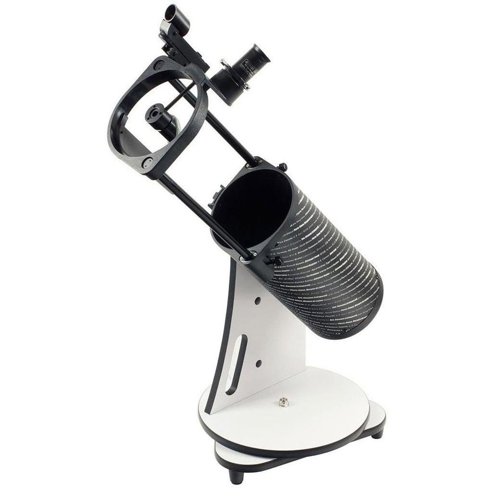 Sky-Watcher Sky-Watcher Heritage 130mm Tabletop Dobsonian 5-inch Aperture Telescope Innovative Collapsible Design Easy to Use, Perfect for Beginners, Black/White (S11705)