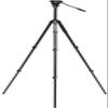 Benro A2573F Aluminum Video Tripod with S4PRO Fluid Head Adjustable Twin-Style Legs, Smooth Pan/Tilt Motion, Sliding Camera Plate & Stable Support for Video Production (A2573FS4PRO) view 2