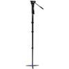 Benro A48FD Classic Aluminum Video Monopod, 3-Leg Base and S4 PRO Flat Base Fluid Video Head, Payload 8.8 lbs view 2