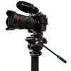 Benro A48FD Classic Aluminum Video Monopod, 3-Leg Base and S4 PRO Flat Base Fluid Video Head, Payload 8.8 lbs view 4