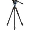 Benro Aluminum Tripod Kit 2-Series Video Tripod with S6PRO Fluid Head, 3-Section Flip Lock Legs, 65mm Flat Base, and Carry Case for DSLR, Mirrorless & Cinema Cameras (A2573FS6PRO) view 1