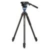 Benro Aluminum Tripod Kit 2-Series Video Tripod with S6PRO Fluid Head, 3-Section Flip Lock Legs, 65mm Flat Base, and Carry Case for DSLR, Mirrorless & Cinema Cameras (A2573FS6PRO) view 4