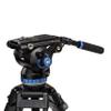 Benro S8PRO Fluid Video Head 17.6 lb Load Capacity, 75mm Flat Base, Continuous Pan/Tilt Drag, 4-Step Counterbalance, Arca-Compatible Quick Release for Tripods, Sliders & Jibs (S8PRO) view 1