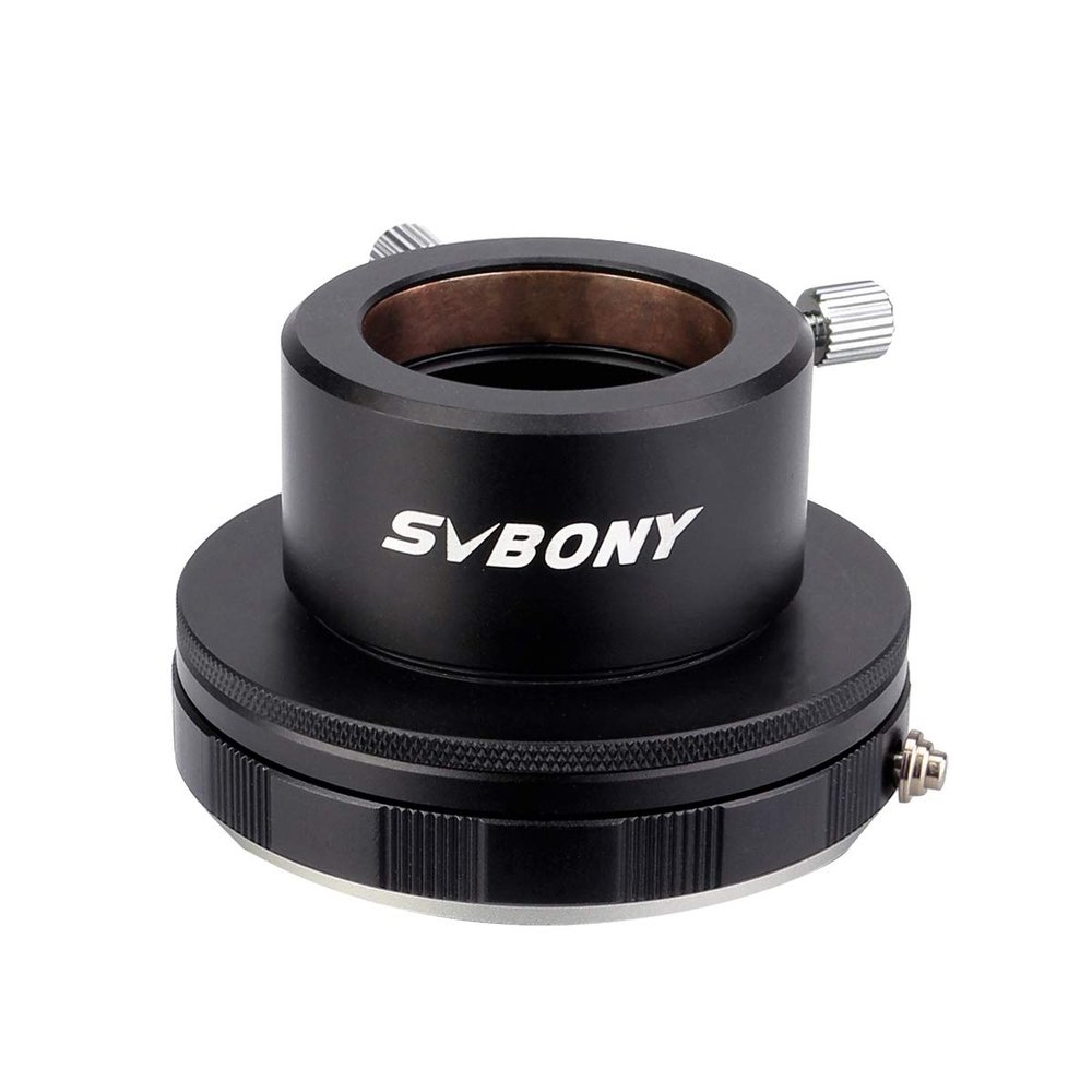 SVBONY SV149 Camera Lens Adapter for Canon DSLR Cameras Lens to 1.25 inch Eyepiece Adapter for Photography Guiding