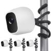 Uogw 3 Pack Flexible Tripod Compatible with Arlo Pro 4/Pro 2/Pro,Arlo Ultra,Arlo Baby,Arlo Pro 3,Arlo Go,Arlo Pro 5S 2K,Go 2,Wall Mount Bracket,Attach Your Arlo Home Security Camera Everywhere-Black view 1