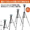 Kenko ZF-300WSH Tripod with Smartphone Holder, 3 Tiers, Quick Shoe Type, Maximum Load Capacity 4.4 lbs (2 kg) 520215 view 4